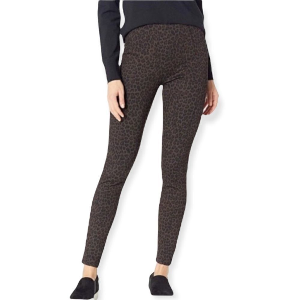 NWT Liverpool Cheetah Print Reese Ankle Leggings Size 2 Petite W3